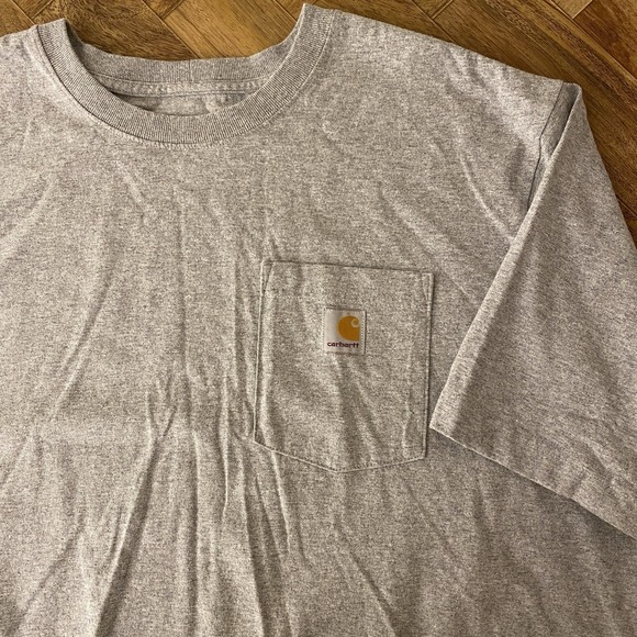 Carhartt Other - Carhartt Loose Fit T Shirt Mens XL Heavyweight Short Sleeve Pocket Gray